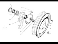 Rolling Chassis - Wheel rim - bearing